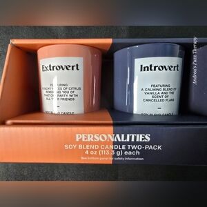 3 Sets!! Personalities Soy Blend Candle Two-Pack